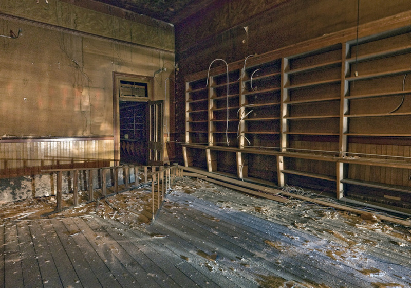 Upstairs interior of the building