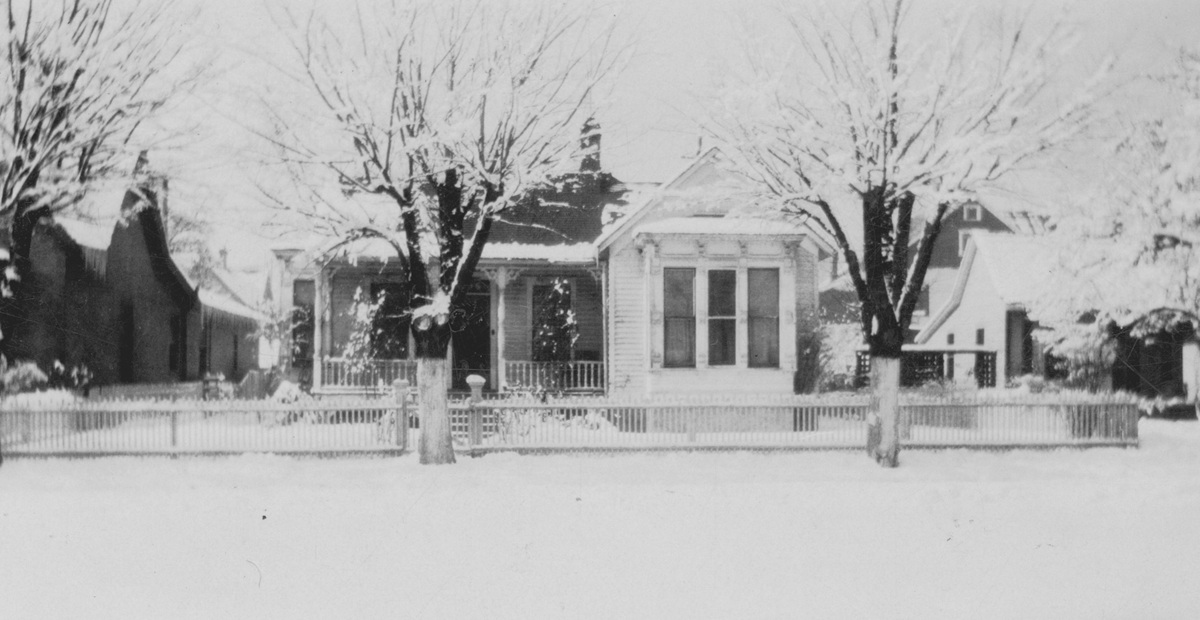 A snowy day at 347 West Street