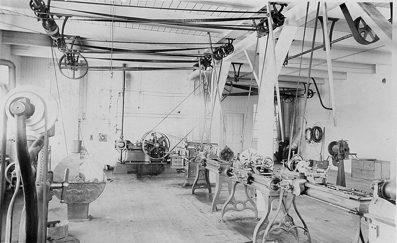 Iron-works shop