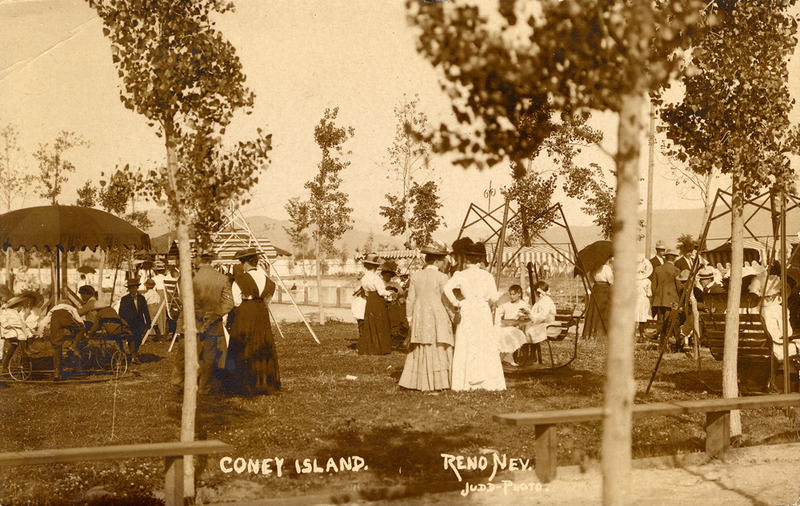 Merry-go-round and swings